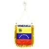 Venezuela 8 Star Mini Flag 4"x6" Window Banner w/suction cup
