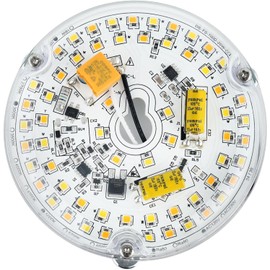 HAOLEDI 4" 20W LED Ceiling Fan Light Retrofit Kit, Ceiling Light Retrofit Engine PCB, 3CCT 3000K/4000K/5000K, 120V, 2400LM, CRI90, Dimmable, ETL Listed