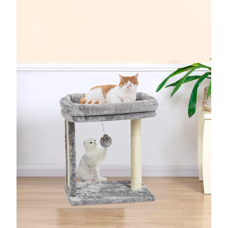 SYANDLVY Cat Tree with Scratching Post for Indoor Cats, Scratching