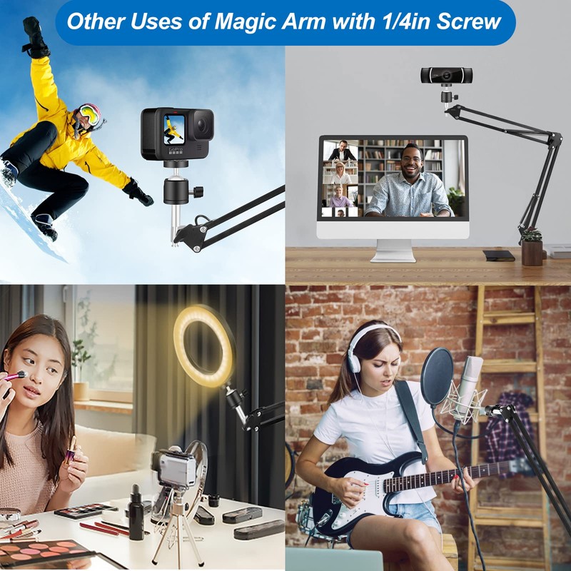 Toolour Magnetic Helping Hands Soldering Clamp 2-in-1 Third Hand Work