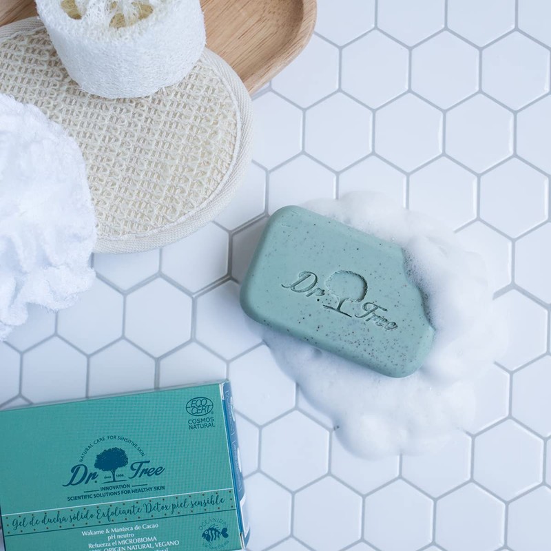 Dr. Tree Solid Shower Gel Exfoliating Scrub Especially for Sensitive