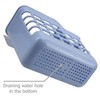 EIKS Plastic Utensil Holder Silverware Organizer Cutlery Drying Rack with