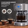 Taylor Swoden 12-Cup Programmable Coffee Maker, Regular & Strong Brew