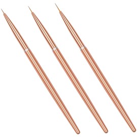 Baluue 3pcs Nail Art Pen Set Brush Pen Brushes Nail Art Tools for Lines Flowers Patterns Portable for Home Use