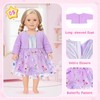 HOMQYTE 5 Sets Doll Clothes for 18 inch Dolls Baby