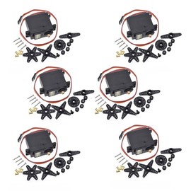 6PCS Servo Motor MG995 Control Angle180 Metal Gear Servo 20KG Digital Servo Motor