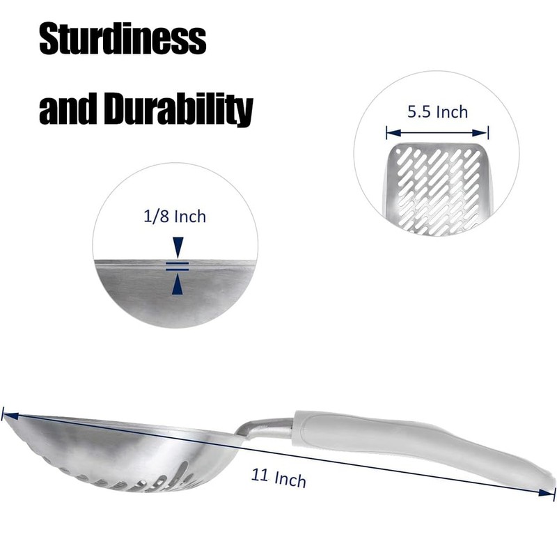 Myapet Cat Litter Scoop (Grey Handle, Small)