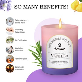 Bersiler Scented Candles Gifts for Women - 7.2OZ