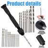 26-Piece Precision Pin Vise Hand Drill Set – Mini Drill