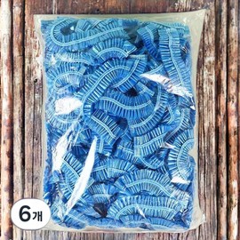 Nanri Sisters Hair Perm Perm Elastic Band Dyeing Brush Color Disposable Vinyl Self-Dyeing Hair Cap 100p 6 Pieces Blue / 난리시스터즈 헤어펌 파마고무줄 염색브러시 컬러 일회용 비닐 셀프 염색 헤어캡 100p 6개 블루
