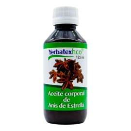 Yerbatex Aceite Corporal Con Extracto De Anís Estrella 125 Ml