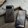 Carveit Wood Case for Pixel 10, (The Haloed Crow) Blackwood