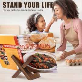 MOPCONY Book Stand, For Recipe Books, Reading Stand, For Recipe Books, For Kitchen, Recipe Stand, Tabletop