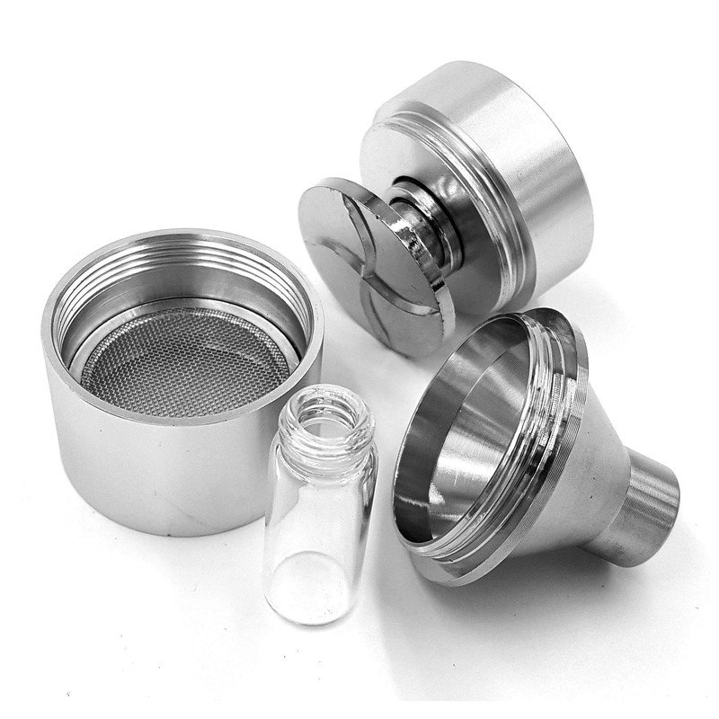 Kitchen Spice Grinder【Superfine Grinding】Pepper Grinder Set, Silver 2.2 inch