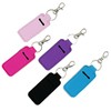 YKuzLx 5 Packs Chapstick Holder Keychain - Cute Lip Balm