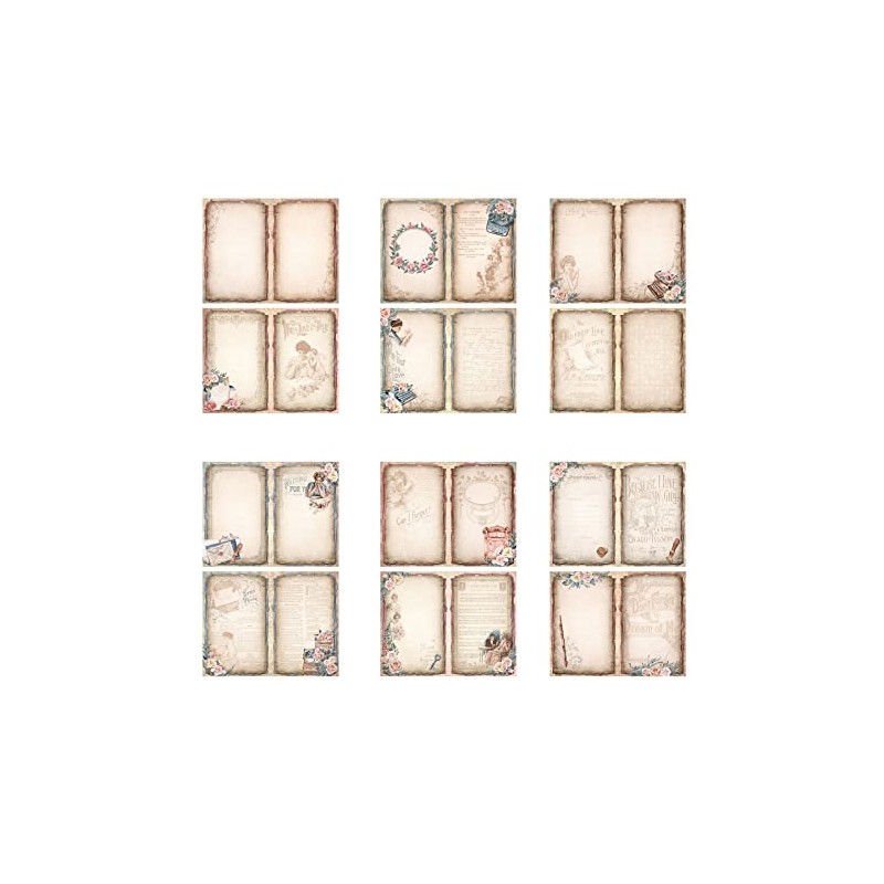 Romantic Letters Mini Junk Journal Pages - EZ Journal 7634