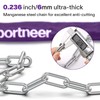 Sportneer High Security Bike Chain Lock - 5-Digit Combination Anti-Theft
