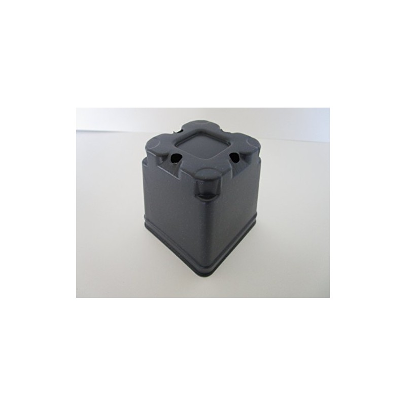 3.5" Square Plastic Nursery Press Fit Pots by Landmark Plastics