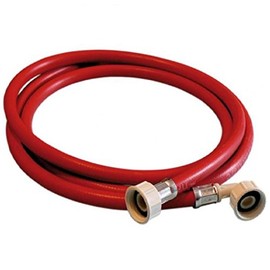 2.5 Metre Red Washing Machine Inlet Hose
