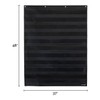 Really Good Stuff Large Rectangle Pocket Chart Black - 1