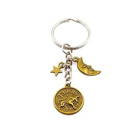 It's All About...You! Zodiac Sign Moon & Star Keychain Key Chain Taurus 109B