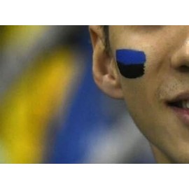 ILS I LOVE SHOPPING Inter Makeup Stick for Fans of the Stadium Black and Light Blue Face and Body