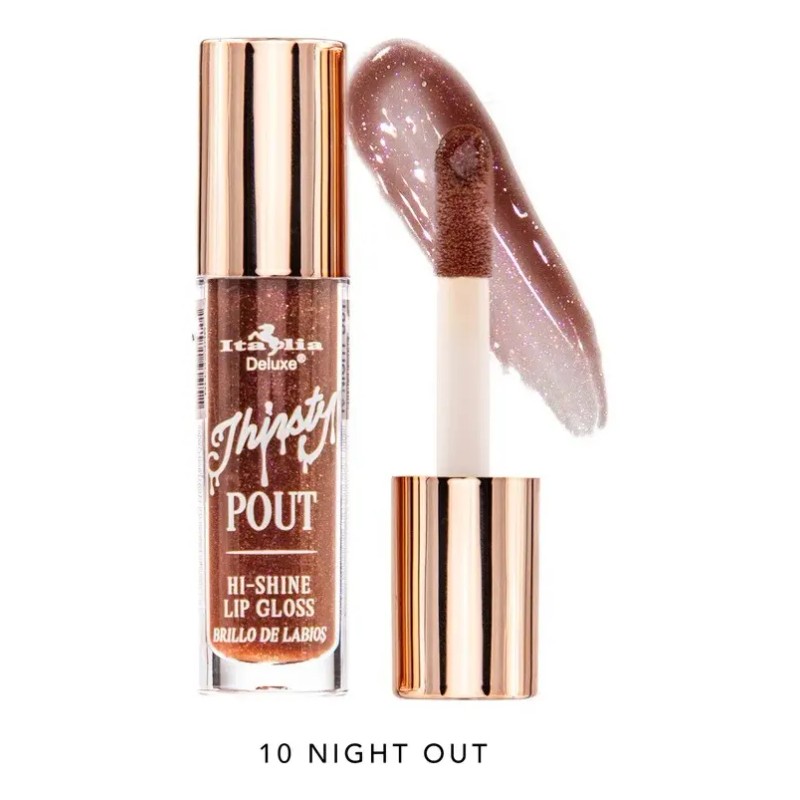 Set Gloss Labiales Thirsty Pout Hi Shine Italia Deluxe 4