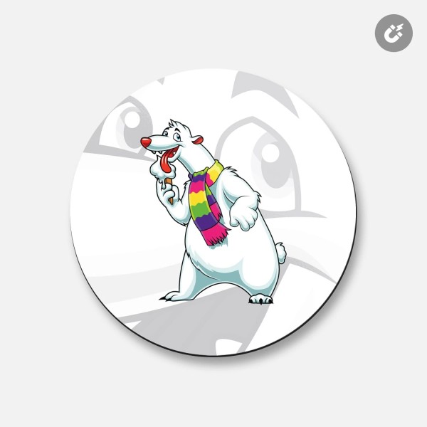 Unbranded Funny Bear And Ice Cream Animal | 4'' X