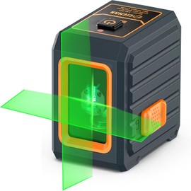 Nivel láser Cross Line, láser autonivelante verde con batería recargable