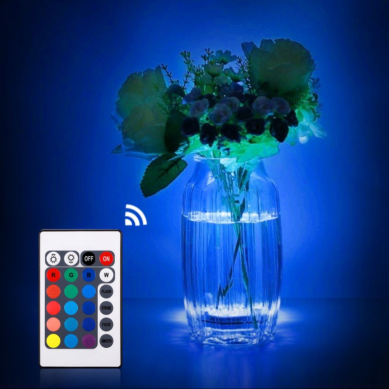 Submersible LED Lights RGB Waterproof IP65 Underwater Lamps with Remote
