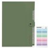 KONVINIT Document Folder A4 Document Bag Coloured Expanding Folder A4