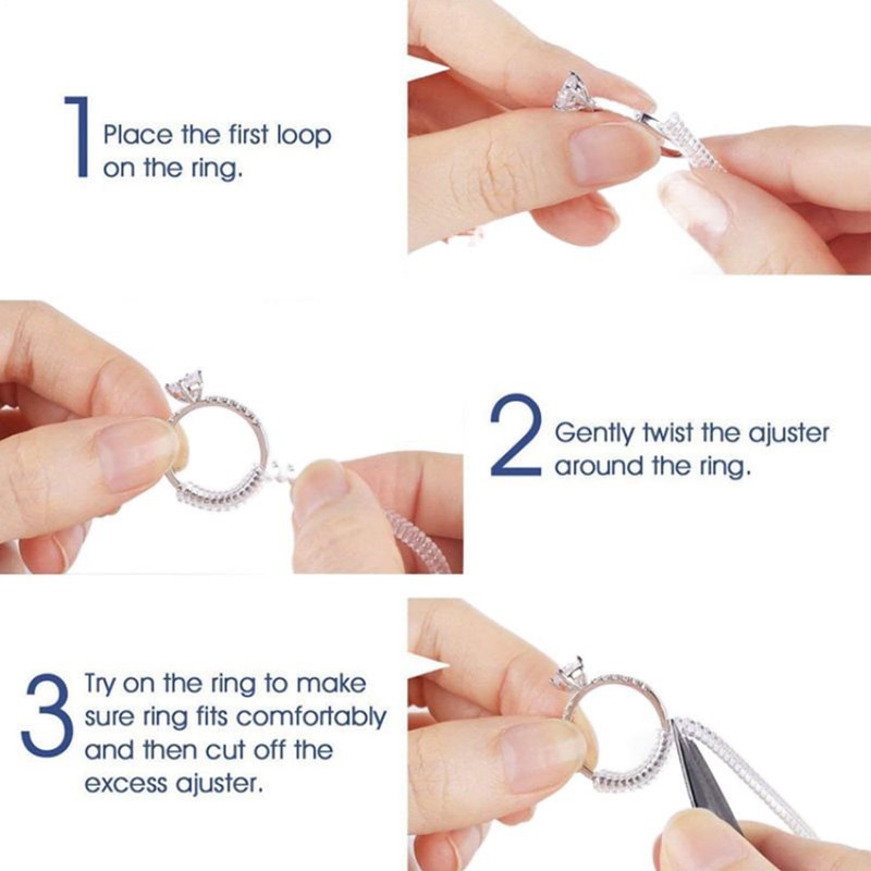 Ring Adjusters,Guards Spacers Set of 13 - Invisible Anti-Slip Ring