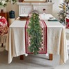 OZFHUA 6 FT Pre Lit Cedar Garland - Mantle Garland