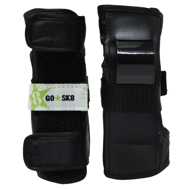 GOSK8 Protector 3 Piece Set Black/Lime XS