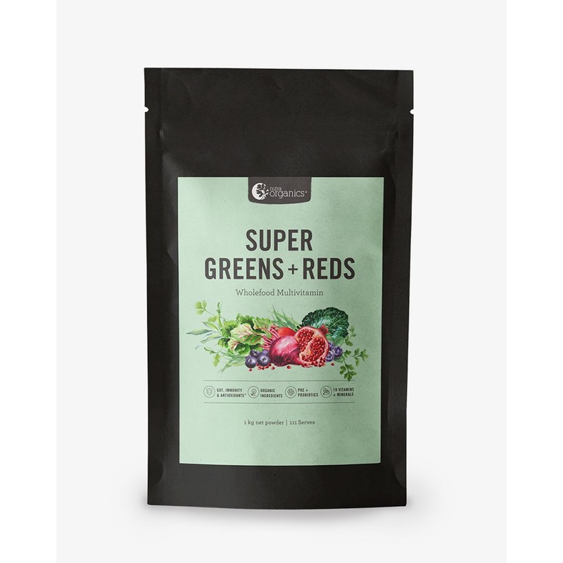 Nutra Organics Super Greens + Reds 1kg