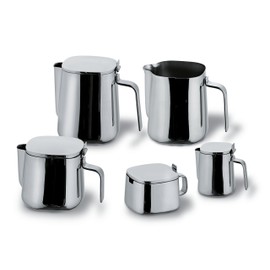 A di Alessi Tea Pot, Stainless Steel, (A402/90), Silver, 90 cl