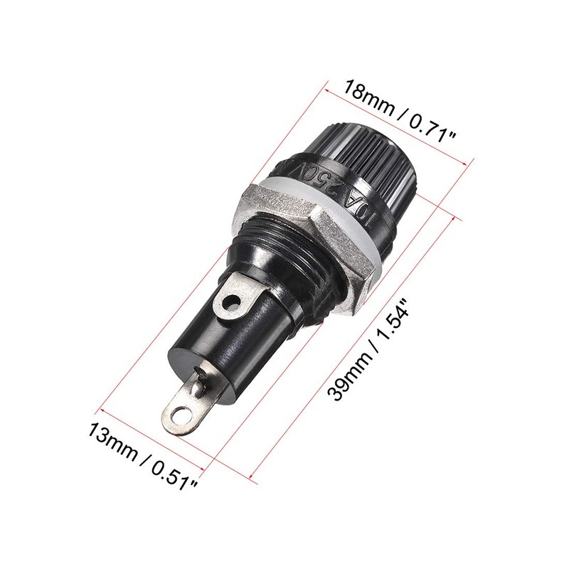 sourcing map 13 mm Thread Screw Cap Panel Mounted 5