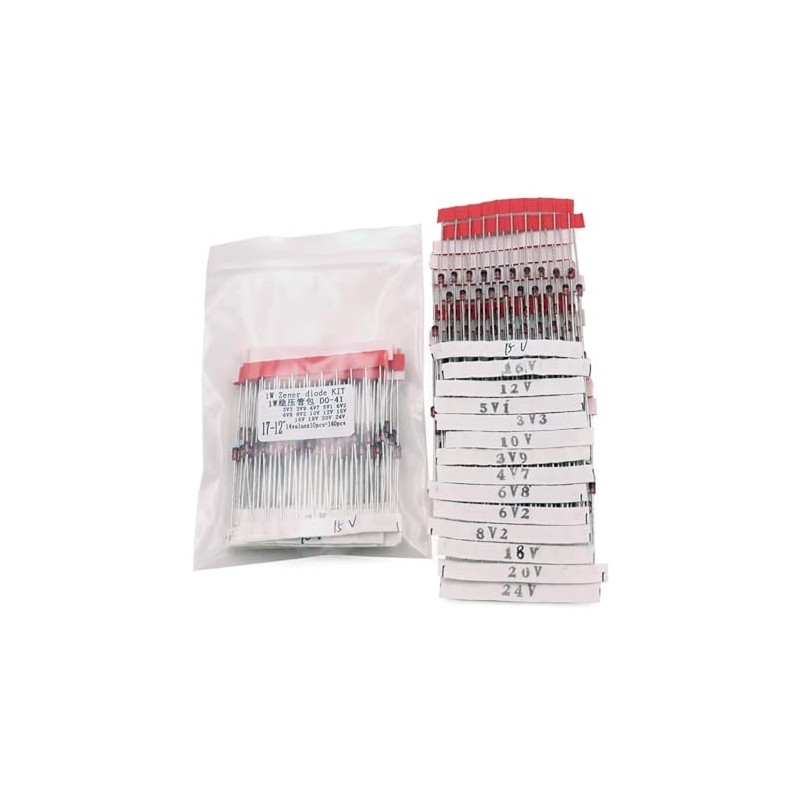 zmart 14 Values * 10pcs = 140pcs 1W Zener Diode