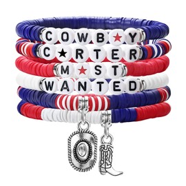 COTATI Western Bracelet for Women Men - Cowboy Style Jewelry Gifts for Christmas Valentines Day