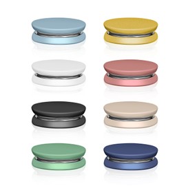 PEUTIER 8pcs Strong Magnetic Hijab Pins, Multi-Purpose No-Snag Magnetic Scarf Clip Scarf Magnetic Clasp Head Scarf Magnets for Women Clothes Muslim (Matte 8 Colors)