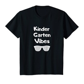 Kids Kindergarten Vibes Back To School Sunglasses Kid's First Day T-Shirt