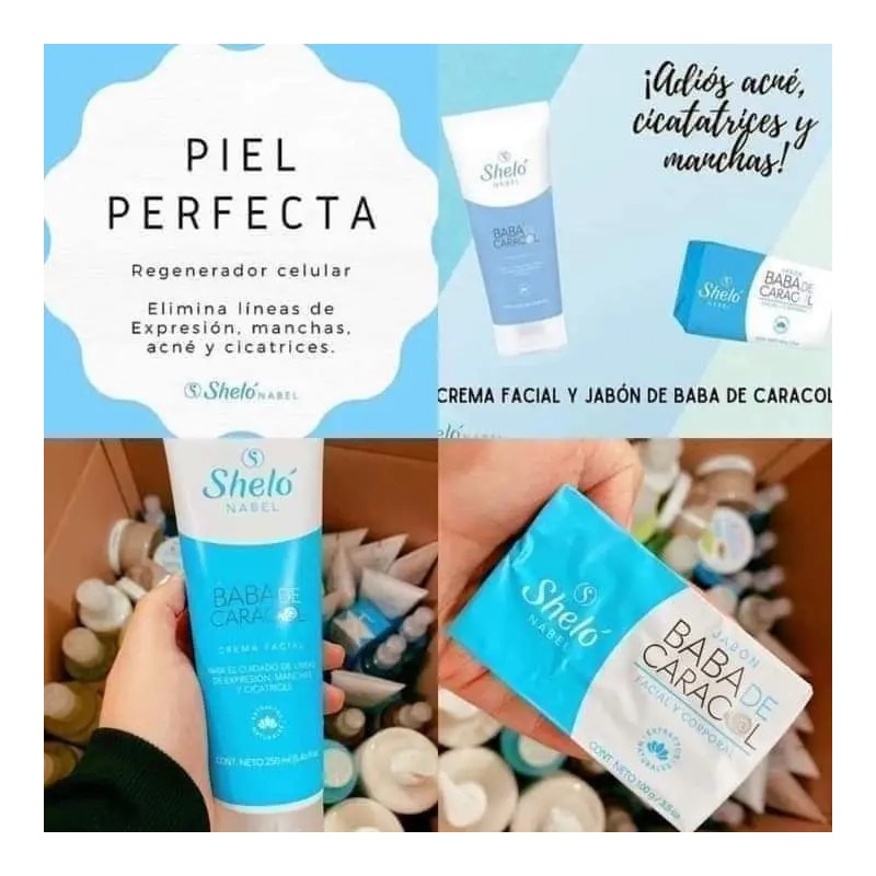 Pack Baba Caracol Jabón Crema