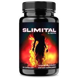 NutraVibe Slimital – Clean Daily Formula with Premium Ingredients to Fuel Energy, Support Body Goals & Everyday Confidence, Easy-to-Swallow Pills – Just Take 2 a Day (60 Capsules)