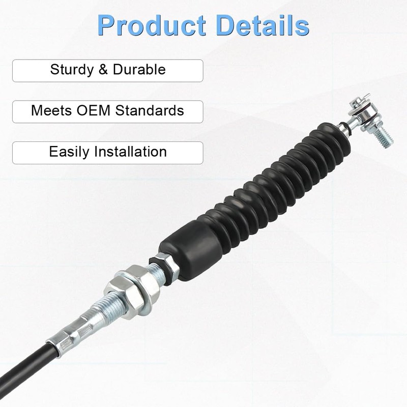 WMPHE Shifter Gear Shift Cable Replacement for 7081883 7082474 Compatible