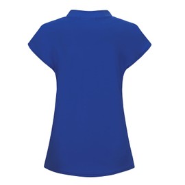 Vidusou Riding House Tops for Women,Polo Golf Shirts for Women Cap Sleeve Tennis Quick Dry Hiking Outdoor Clohtes Royal Blue X-Small