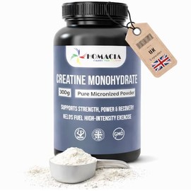 Creatine Monohydrate Powder | 100% Pure Micronized Creatine Powder | 300g