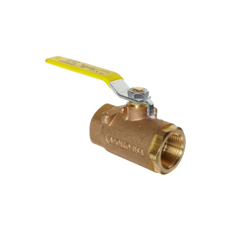 Apollo 71-100 Series Bronze Ball Valve with Mounting Pad, Two