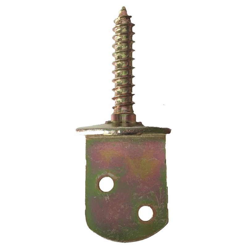 Braid Fence Brackets L-Shaped Pack of 20 (Galvanised Steel)