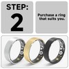 MUMU Smart Ring Sizing Kit for Women Men,Fitness Tracker Ring