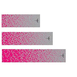 White Water Archery Pink Spray Paint Spatter Reflective Arrow Wraps 15 Pc Pack Choose Length Width (5, 1)